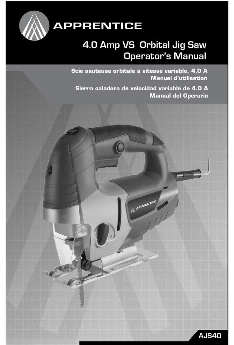 Apprentice AJS40 User manual