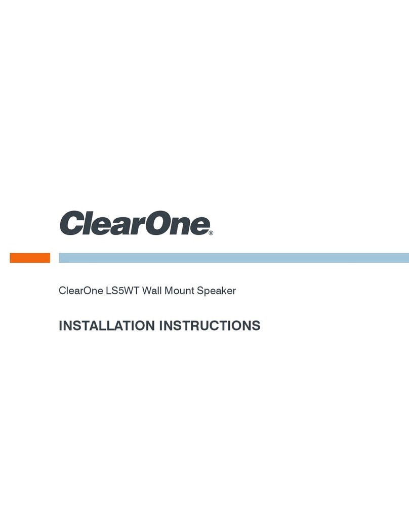 Clear One LS5WT User manual