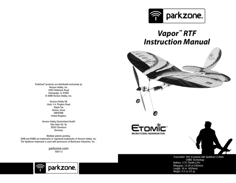 PARKZONE Vapor RTF User manual