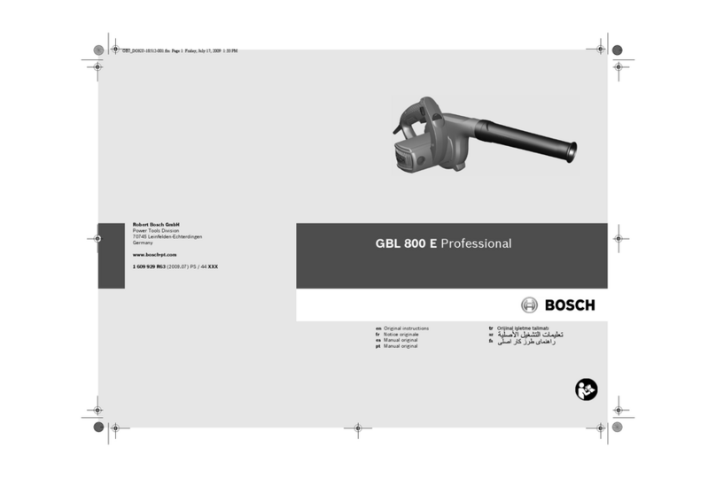 Bosch GBL 800 E Professional User manual