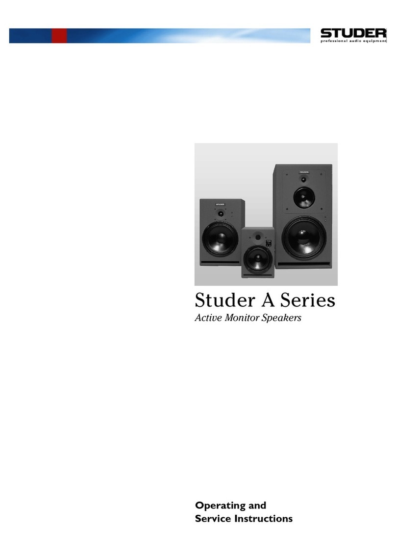 Studer A1 Training manual