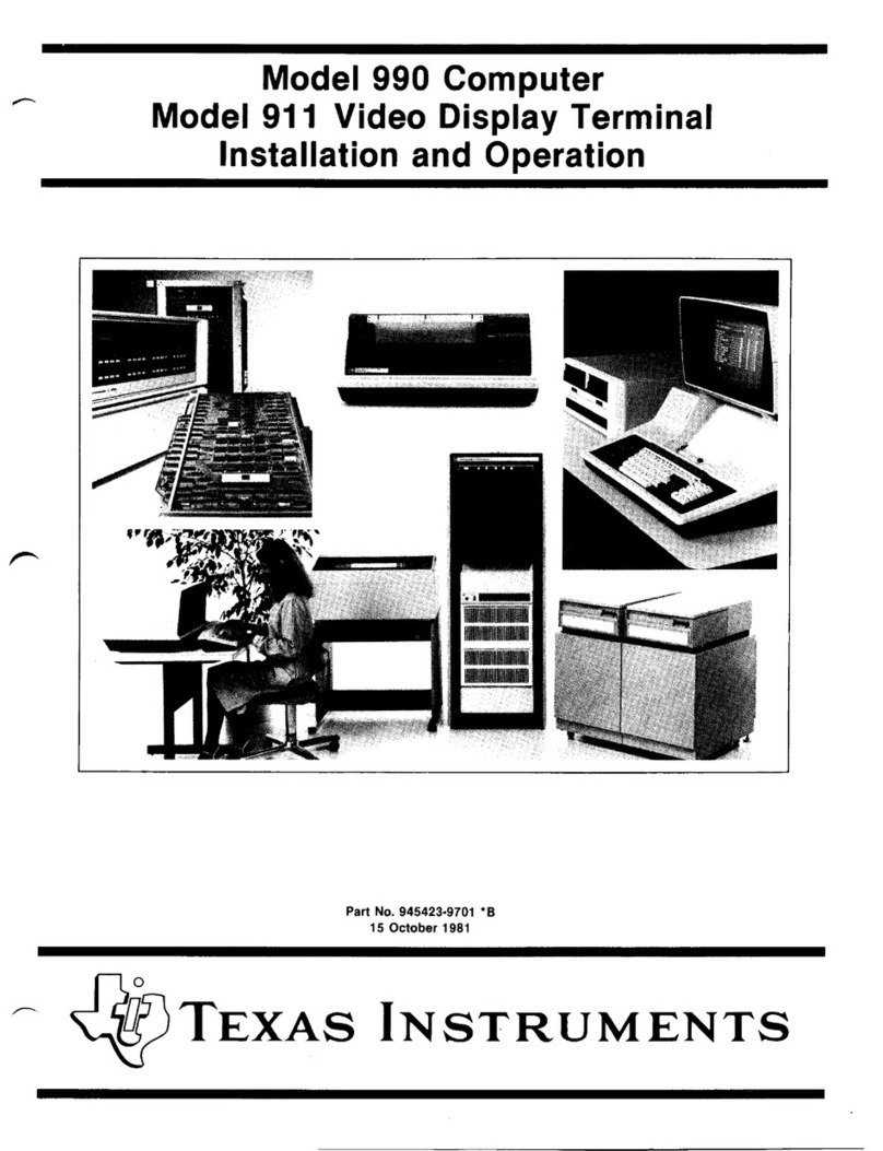 Texas Instruments 990 Owner's manual