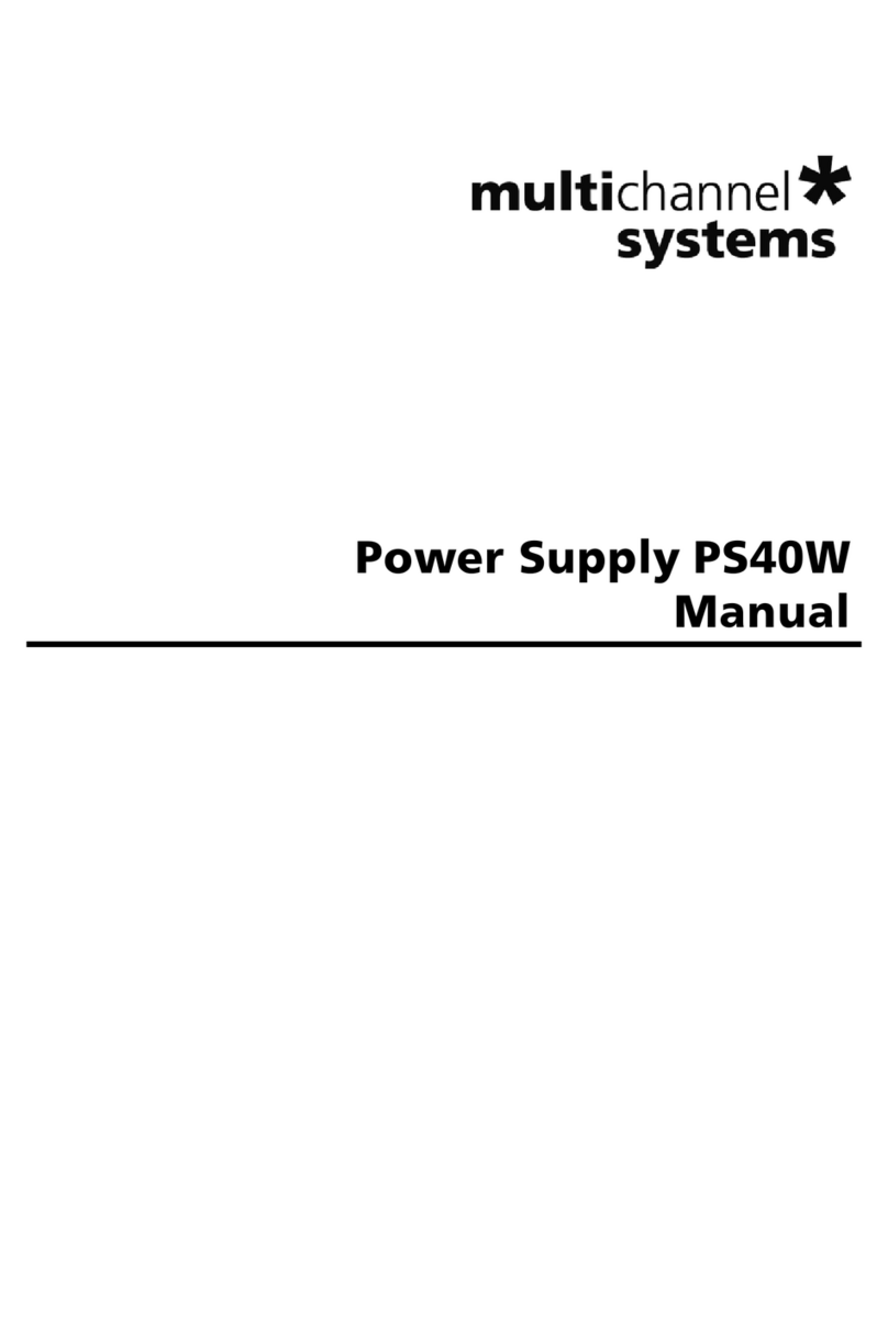 MultiChannel PS40W User manual