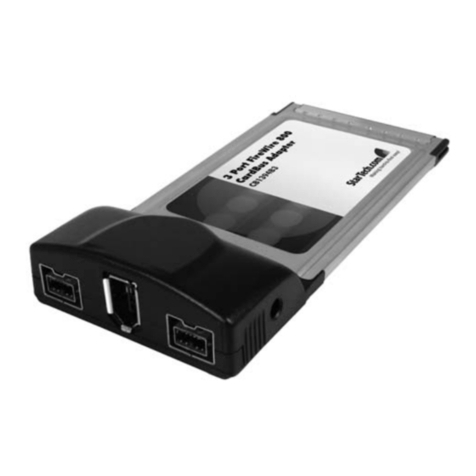 StarTech.com CB1394B3 User manual