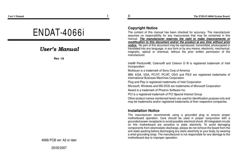 ENDAT 4066i User manual