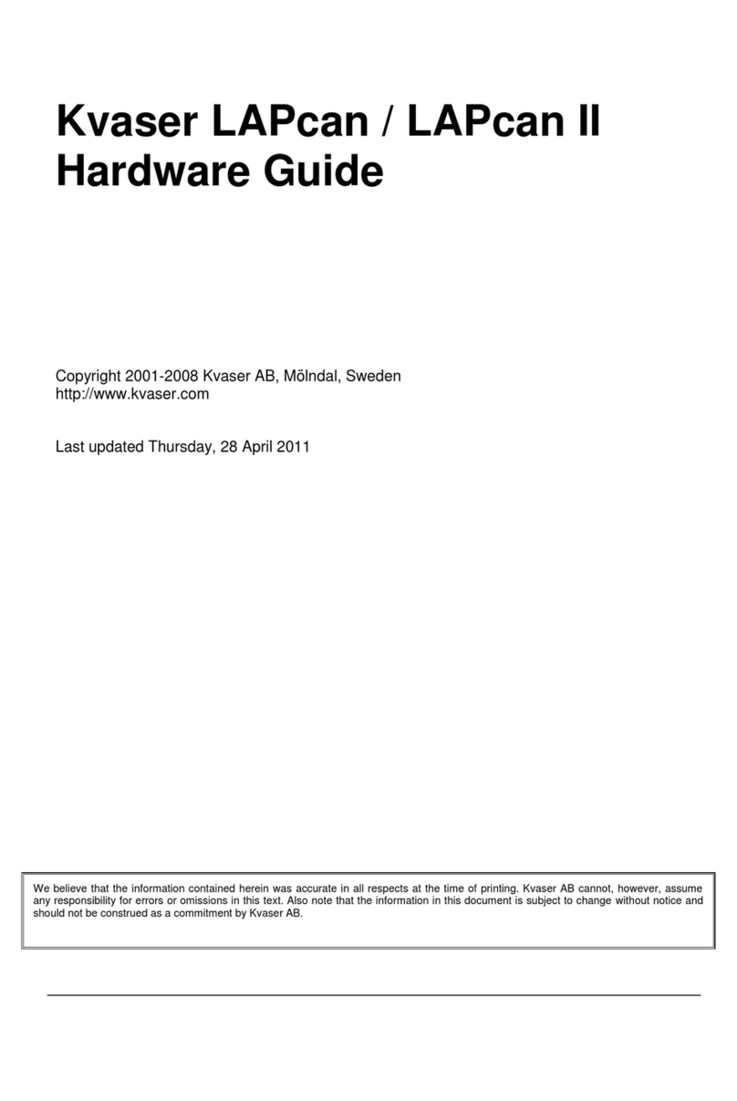 Kvaser LAPcan Installation instructions