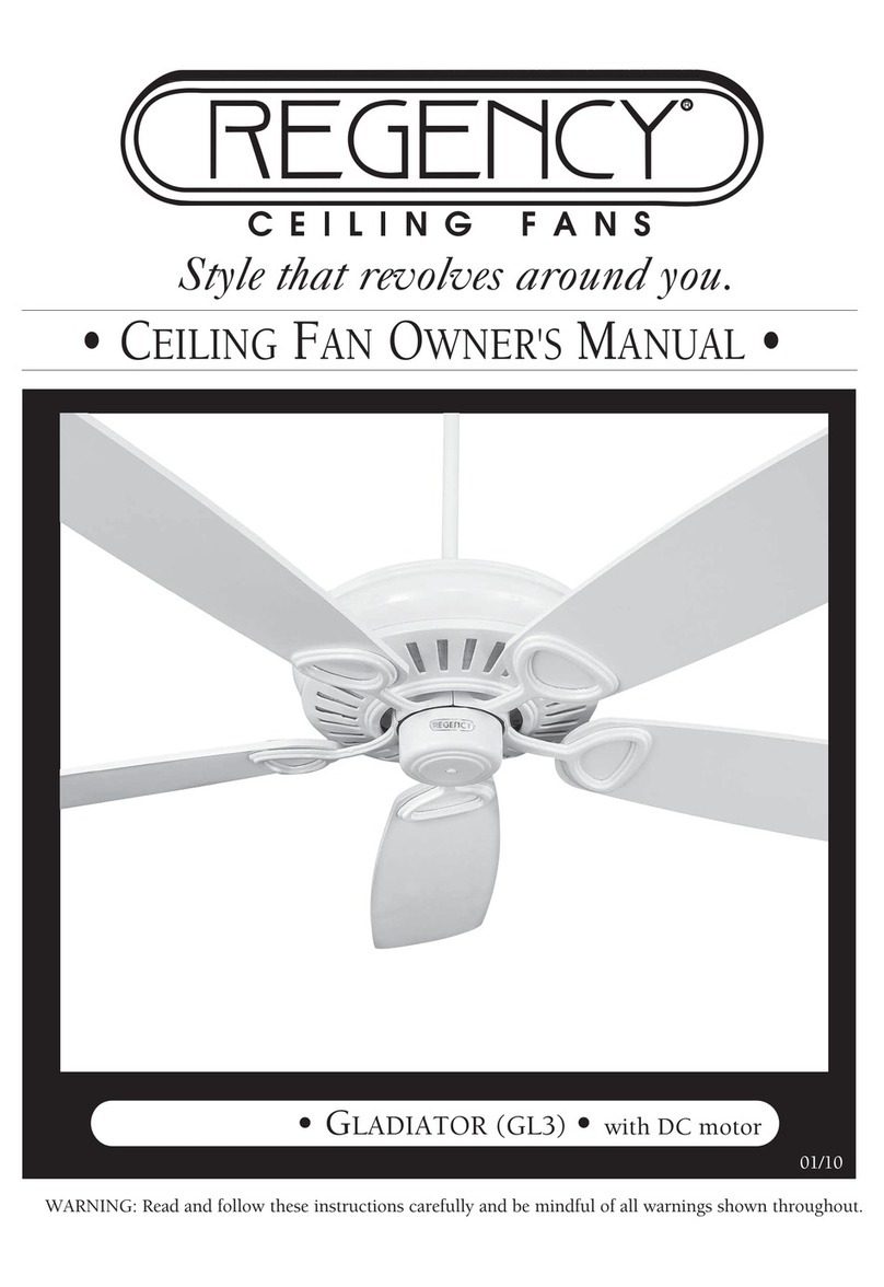 Regency GLADIATOR GL3 User manual