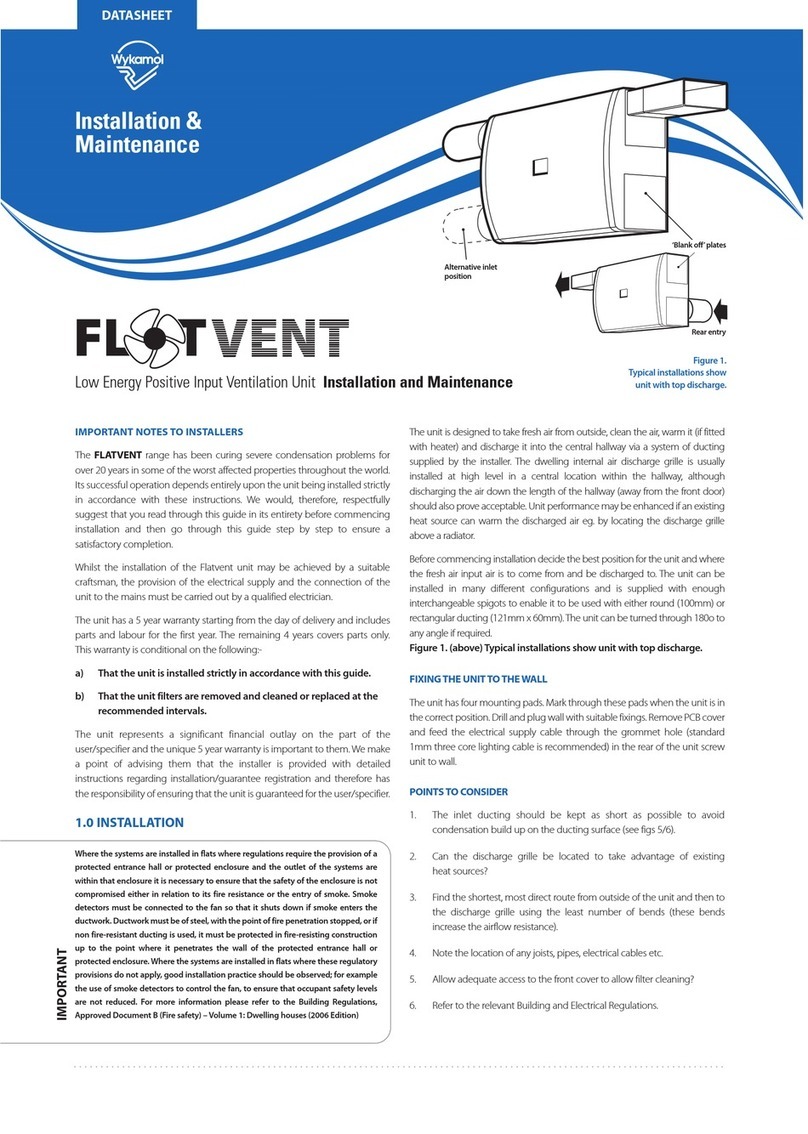 Wykamol Flitvent Instruction Manual