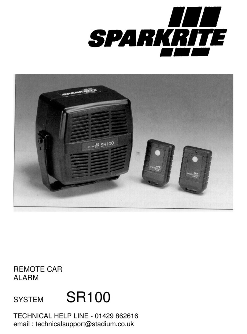 Sparkrite SR100 User manual