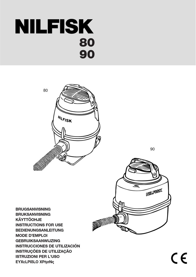 Nilfisk-Advance GM 80 User manual