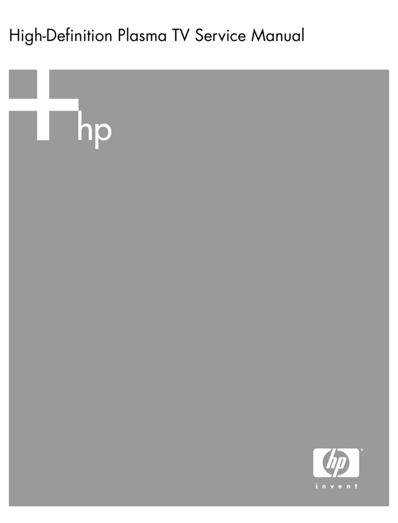 HP PL4260N - 42" Plasma TV User manual