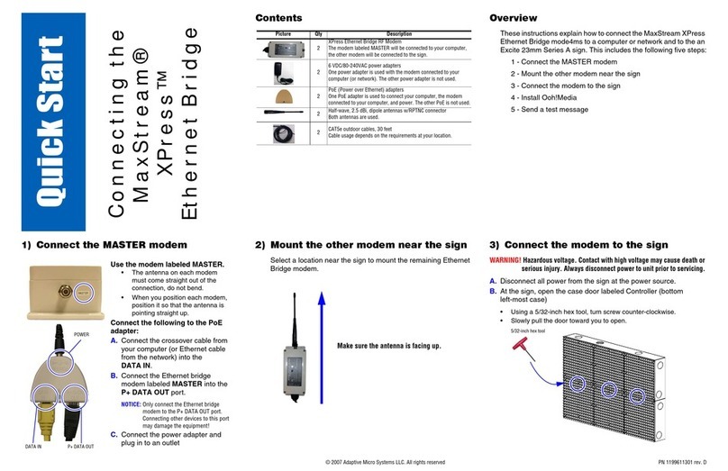 MaxStream XPress User manual
