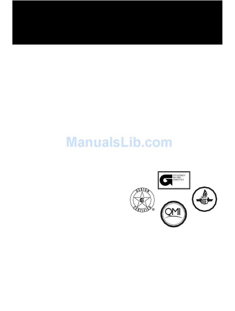 Payne PG8J User manual