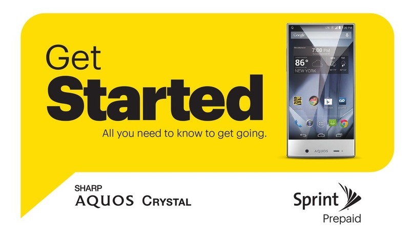 Sharp AQUOS Crystal Specification sheet