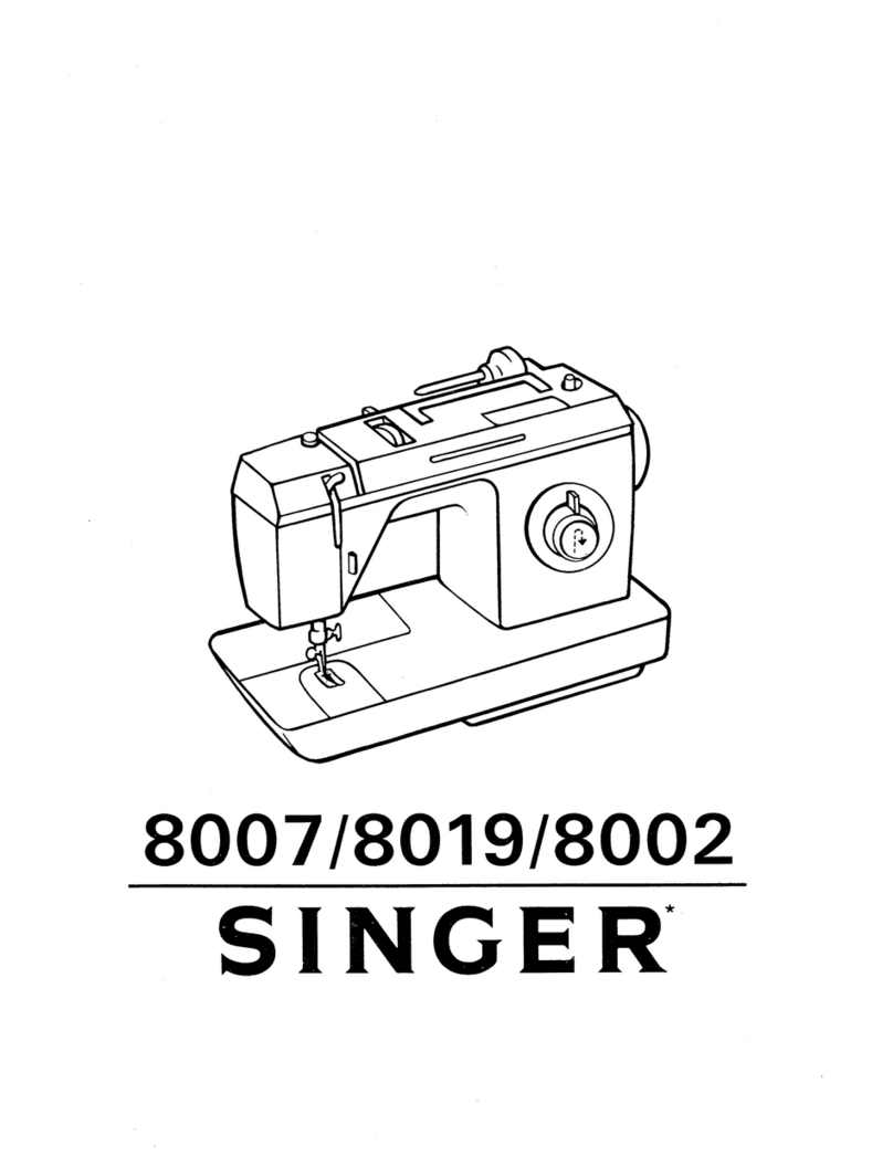 Singer 8007 User manual