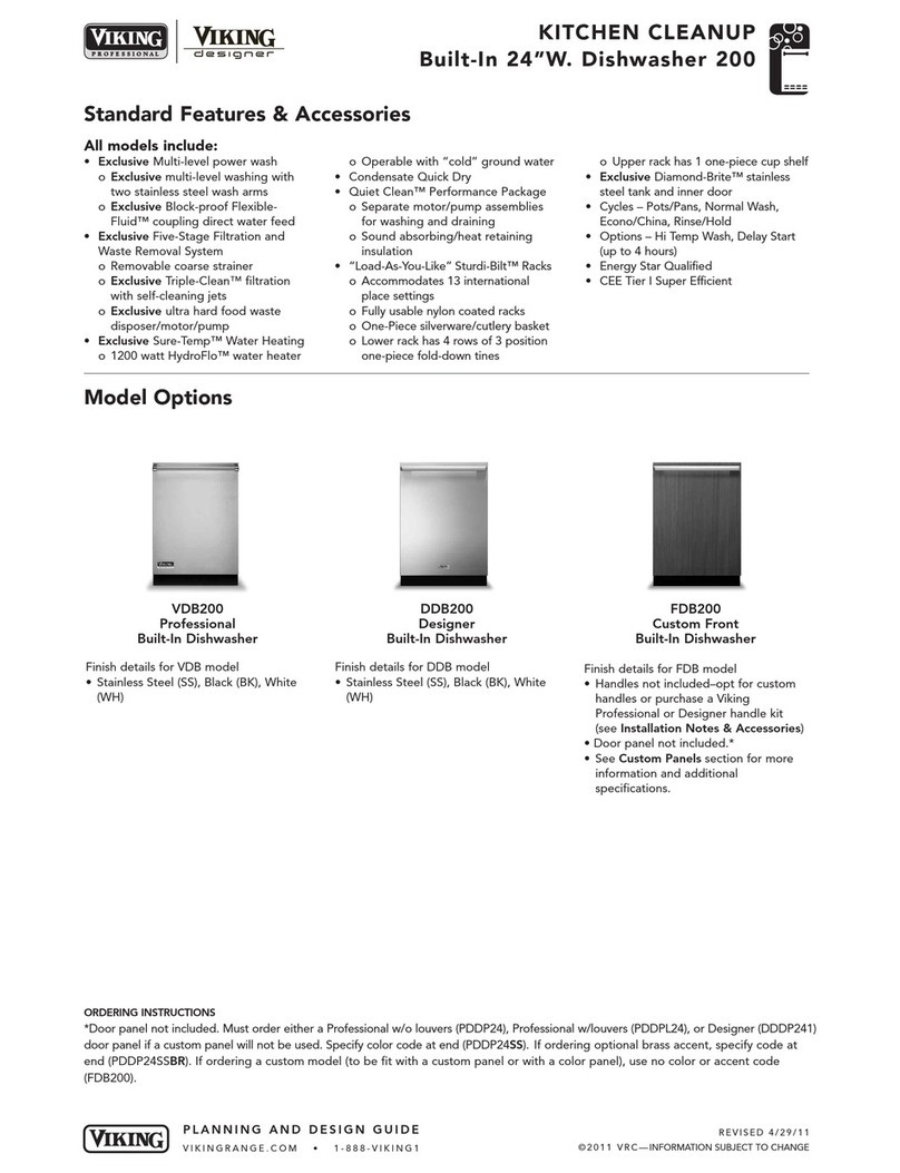 Viking Range VDB200 User manual