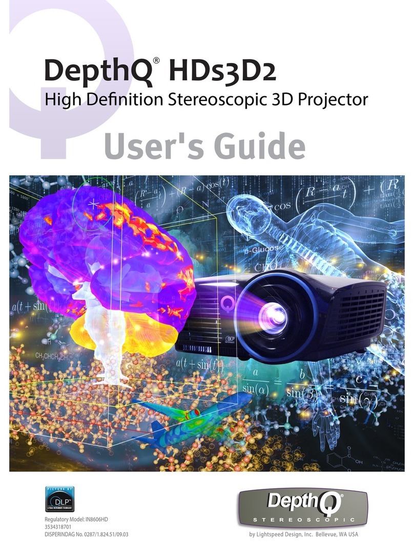 DepthQ HDS3D2 User manual