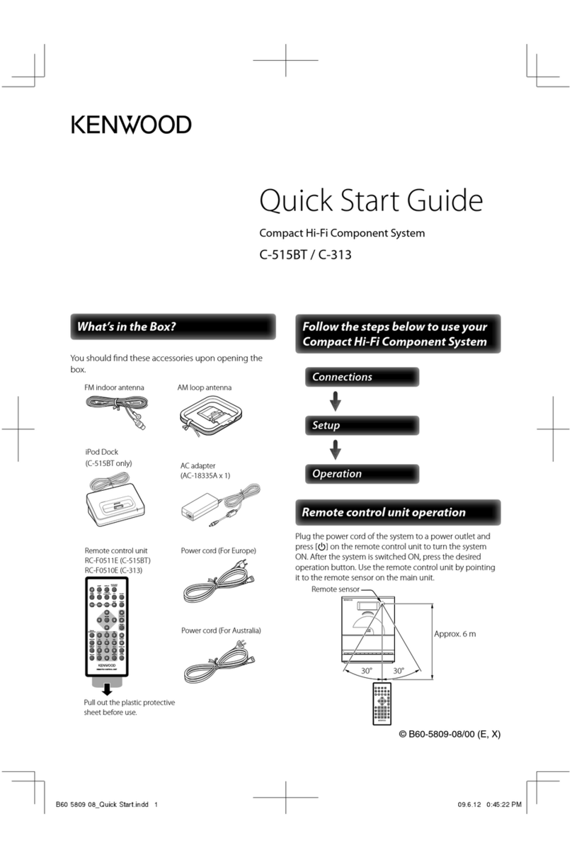 Kenwood C-515BT User manual