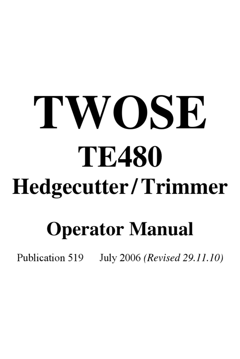 Twose TE480 User manual Twose TE480 User manual