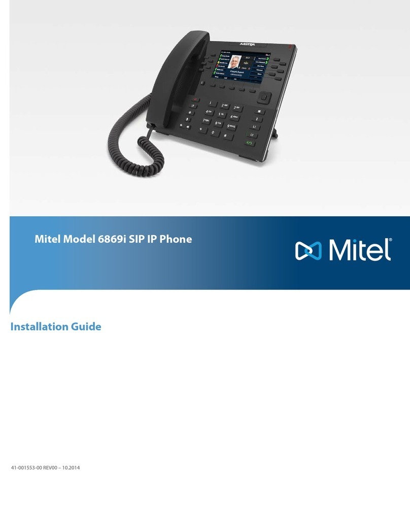 Mitel 6869i User manual