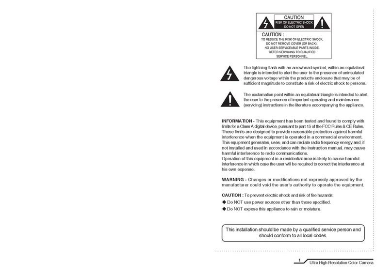 CamTron ccd camera Manual
