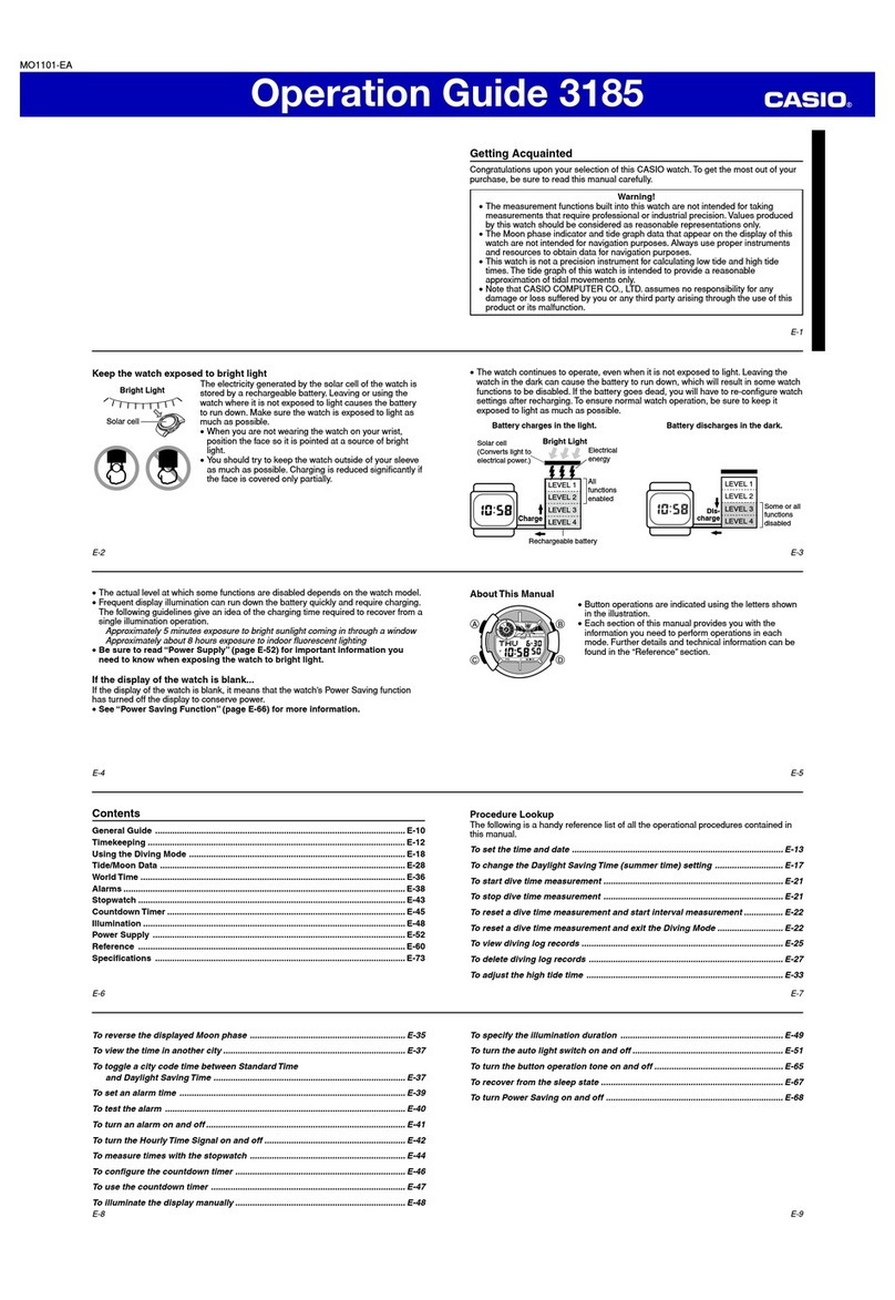 Casio 3185 User manual
