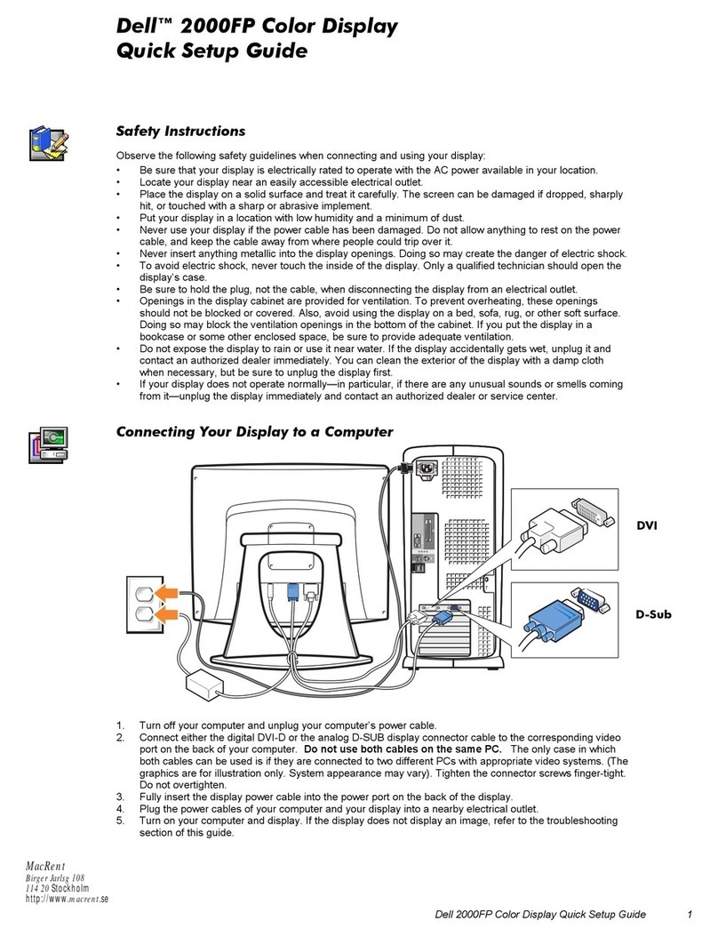 Dell 2000FP User manual