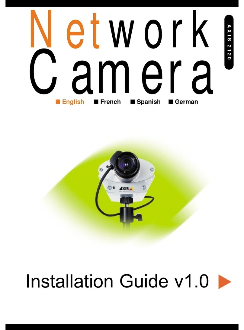 Axis NETWORK CAMERA 2120 User manual