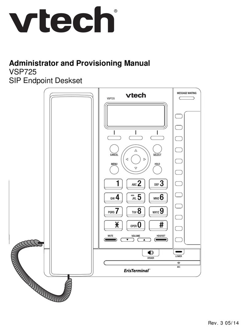 V-tech VSP725 User manual