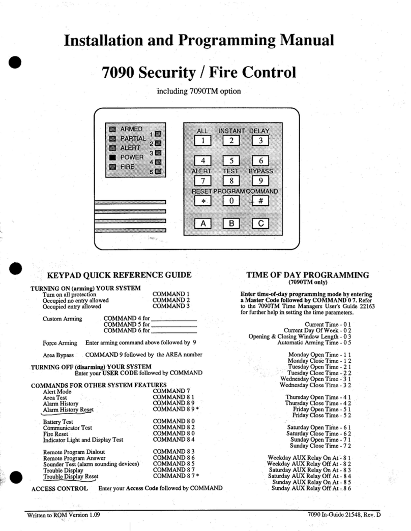 Detection Systems 7090 Assembly instructions Detection Systems 7090 Assembly instructions