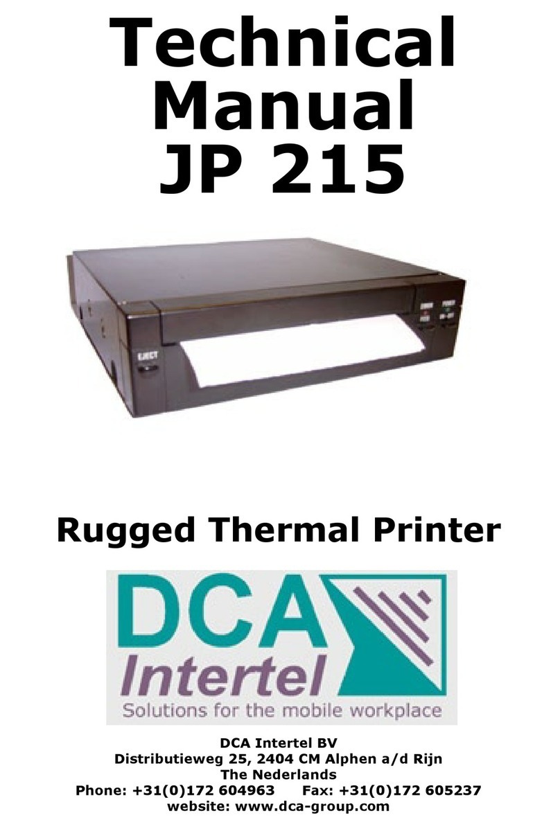 DCA Intertel JP 215 User manual