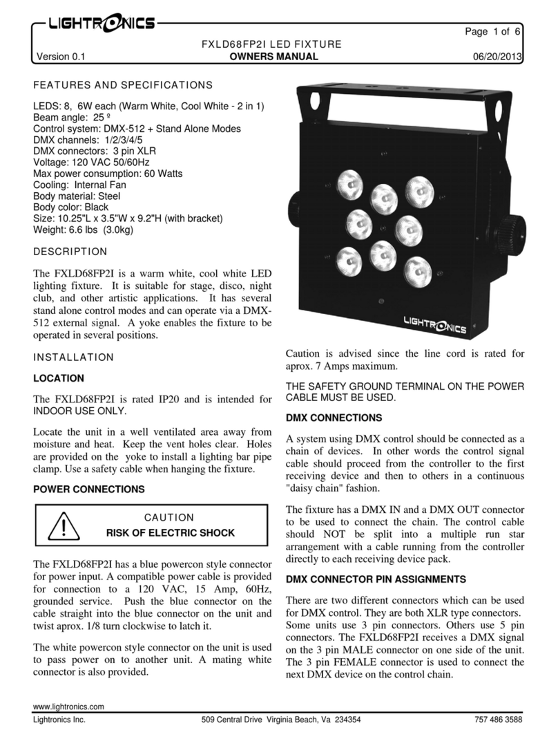 Lightronics FXLD68FP2I User manual