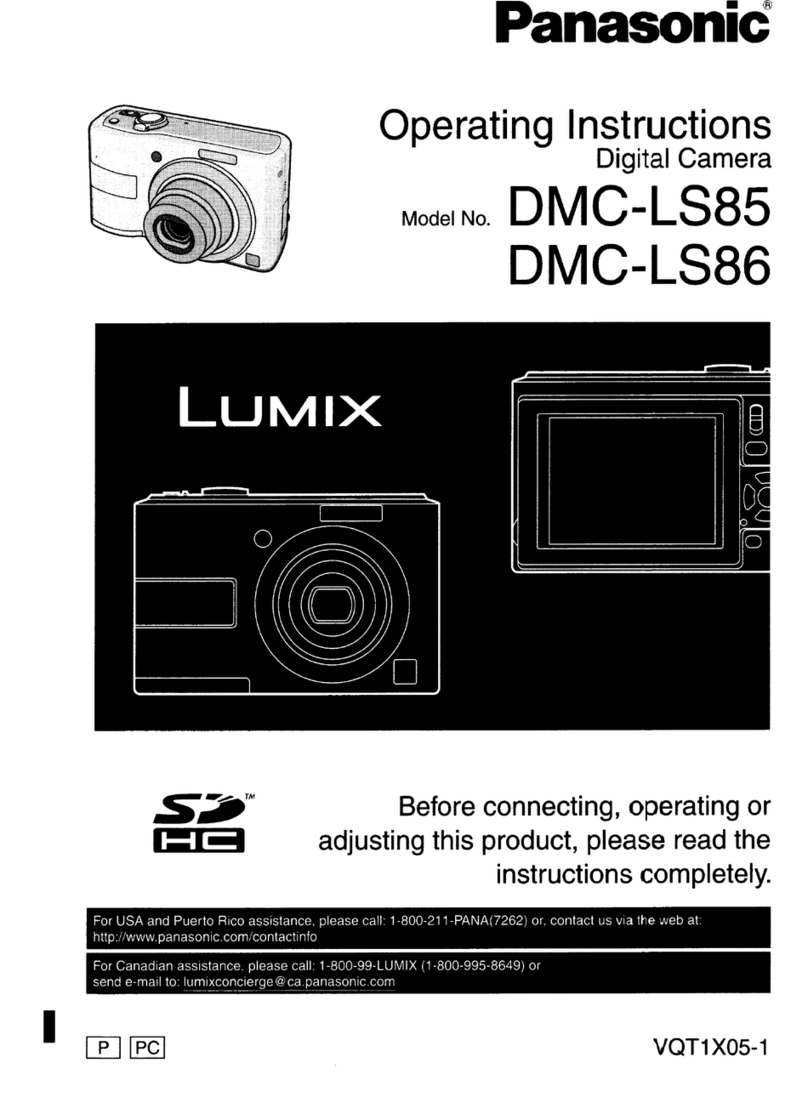 Panasonic Lumix DMC-LS85 User manual