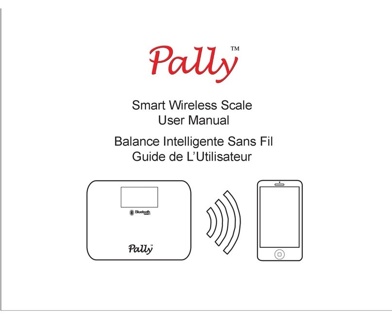Pally Smart Wireless Scale User manual