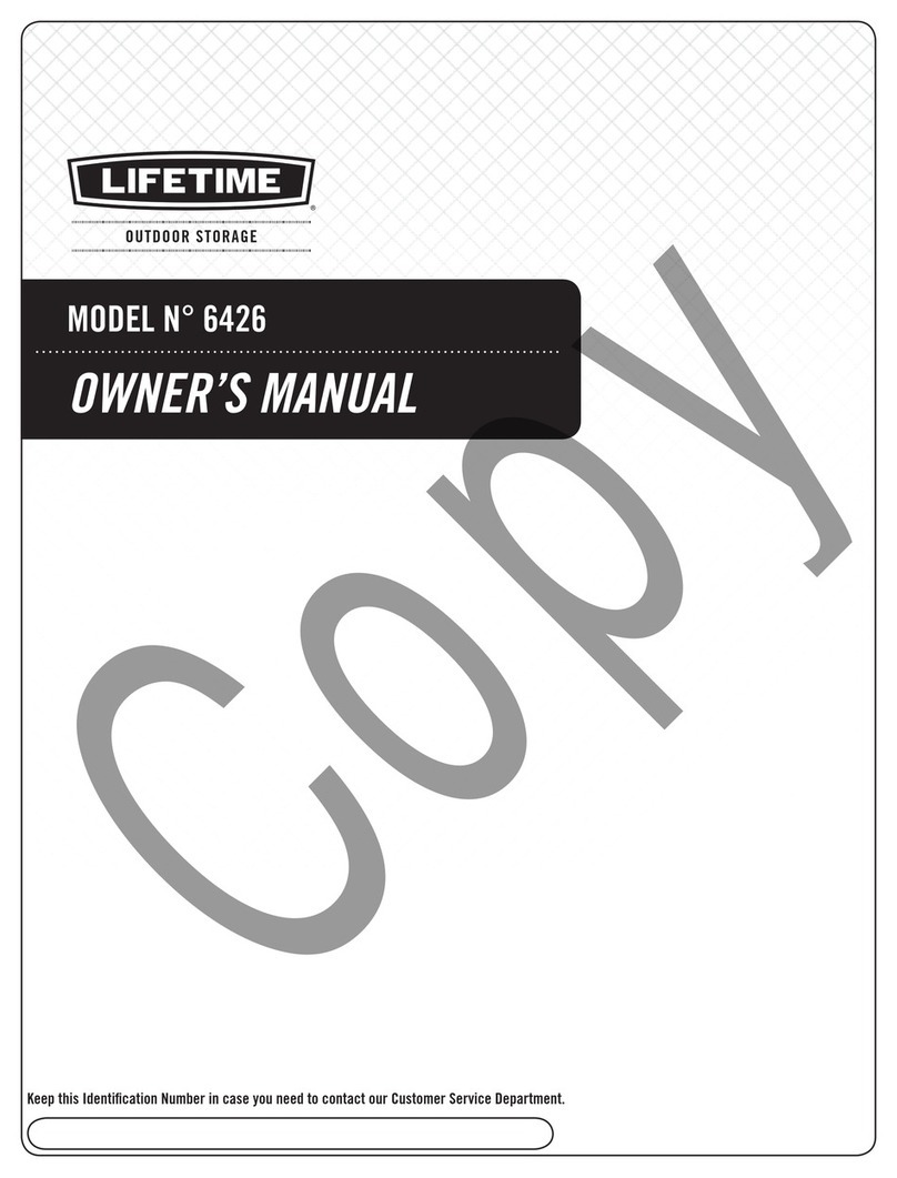 Lifetime 6426 User manual Lifetime 6426 User manual