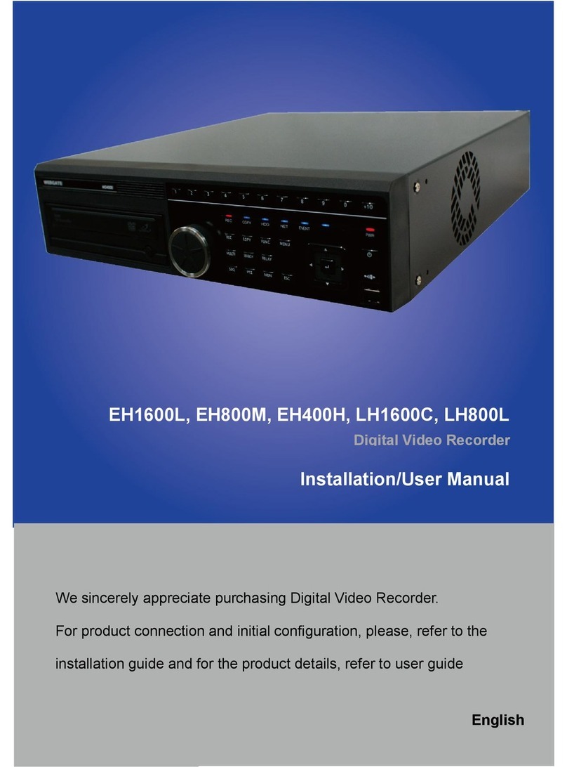 WebGate EH1600L User manual