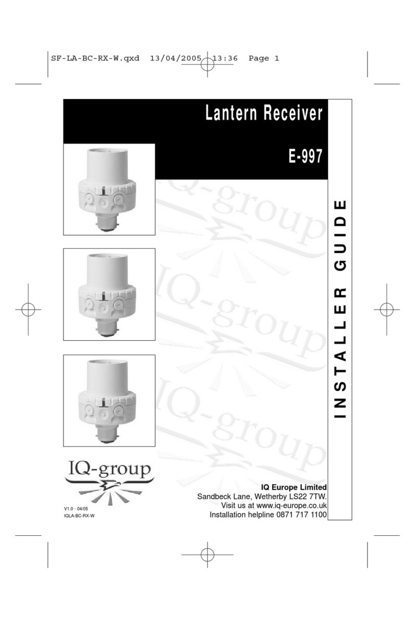 IQ-group E-997 Assembly instructions