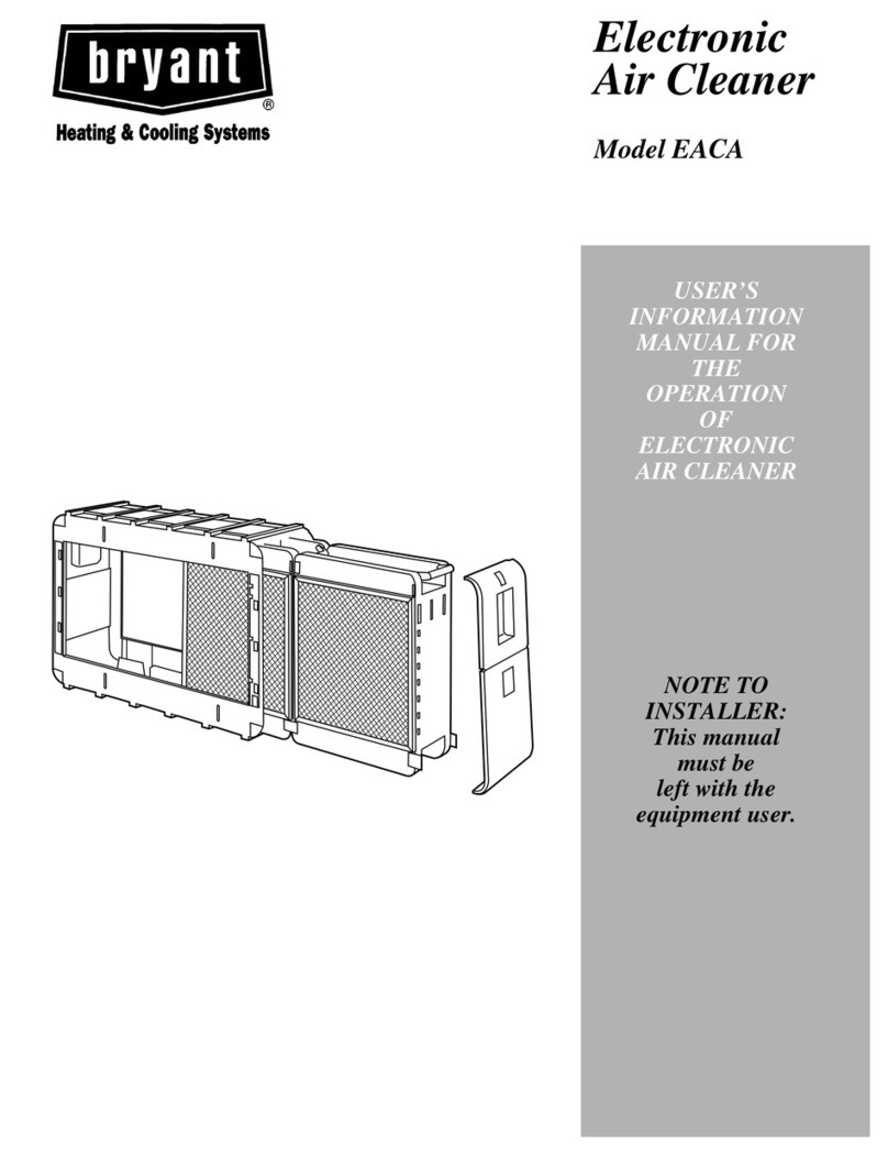 Bryant EACA User manual