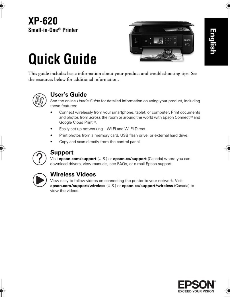 Epson XP-620 Series User manual