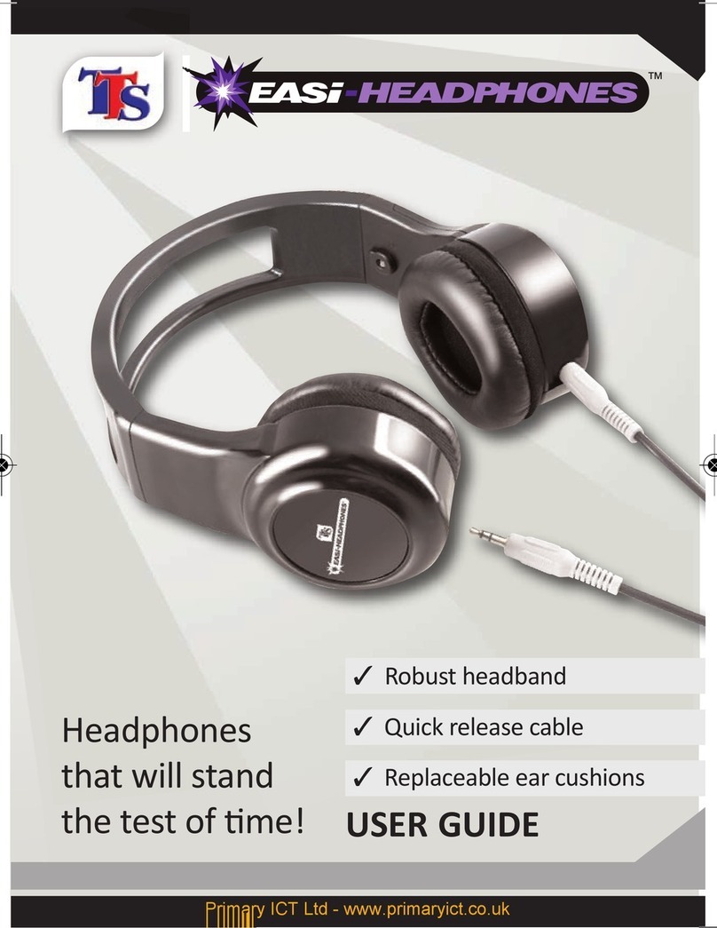 TTS Headphone User manual