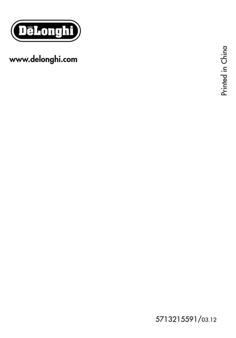 DeLonghi BAR 32 Installation instructions manual