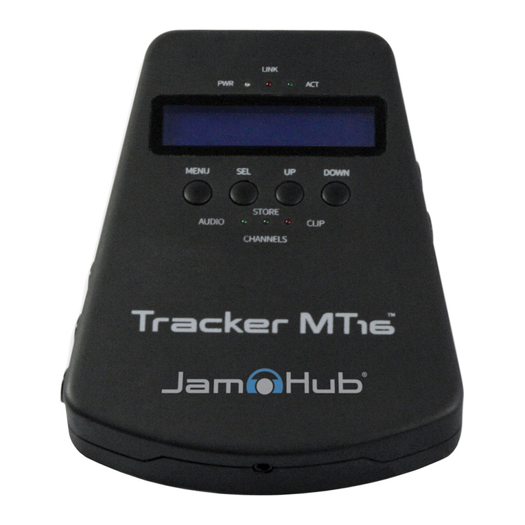 JamHub Tracker MT16 User manual