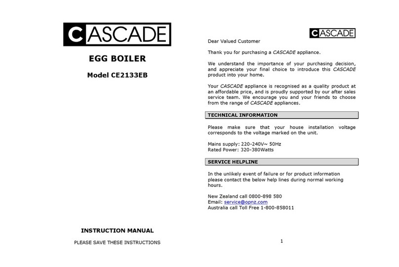 Cascade CE2133EB User manual