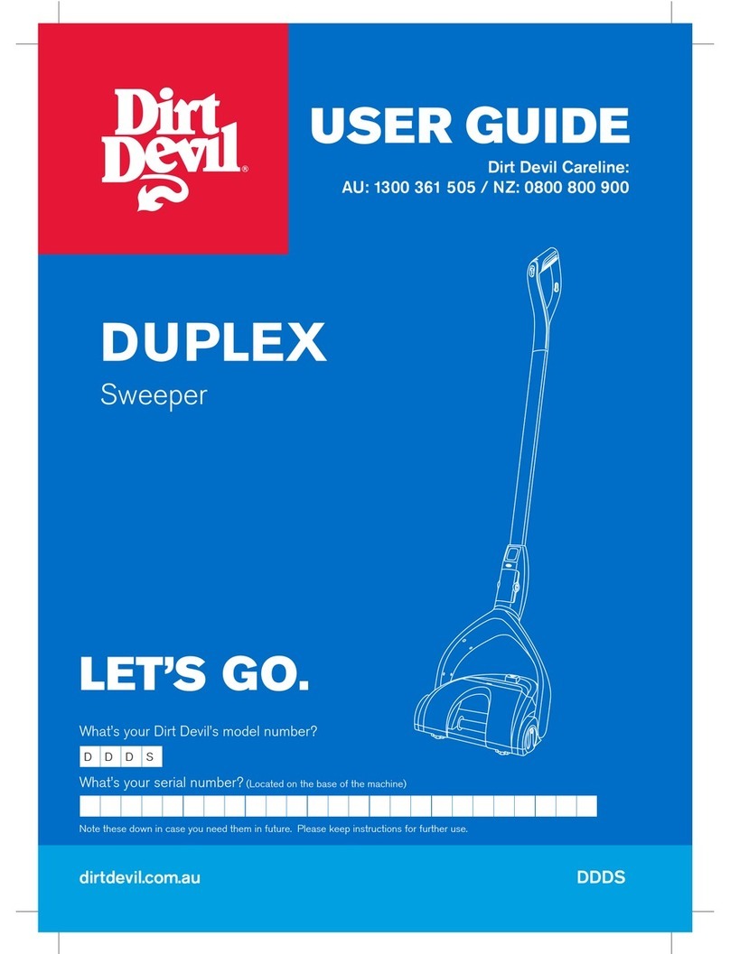 Dirt Devil DUPLEX User manual