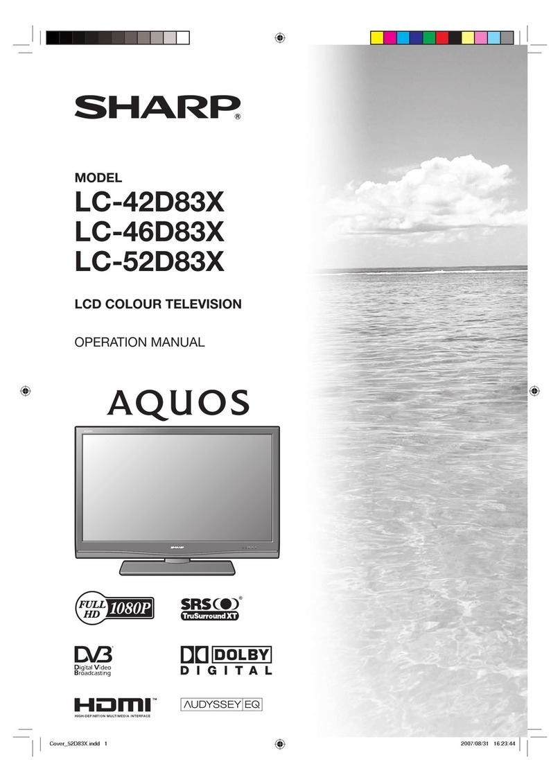 Sharp LC-42D83X User manual