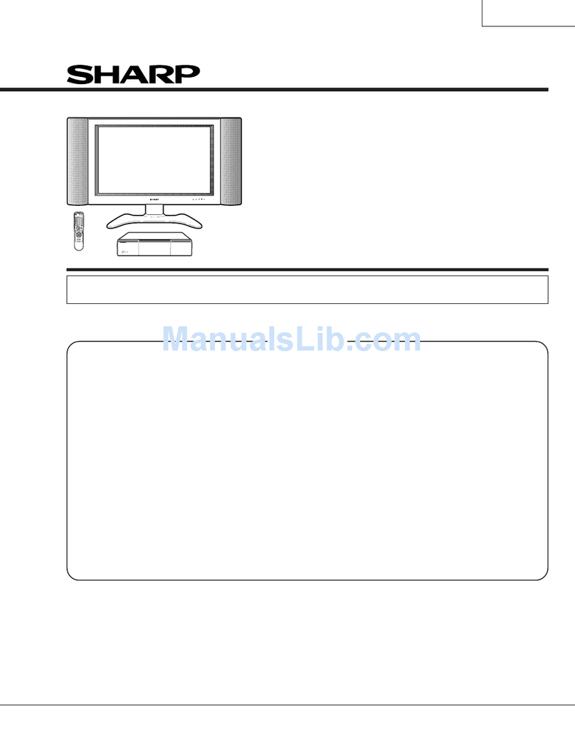 Sharp Aquos LC-30HV4E User manual
