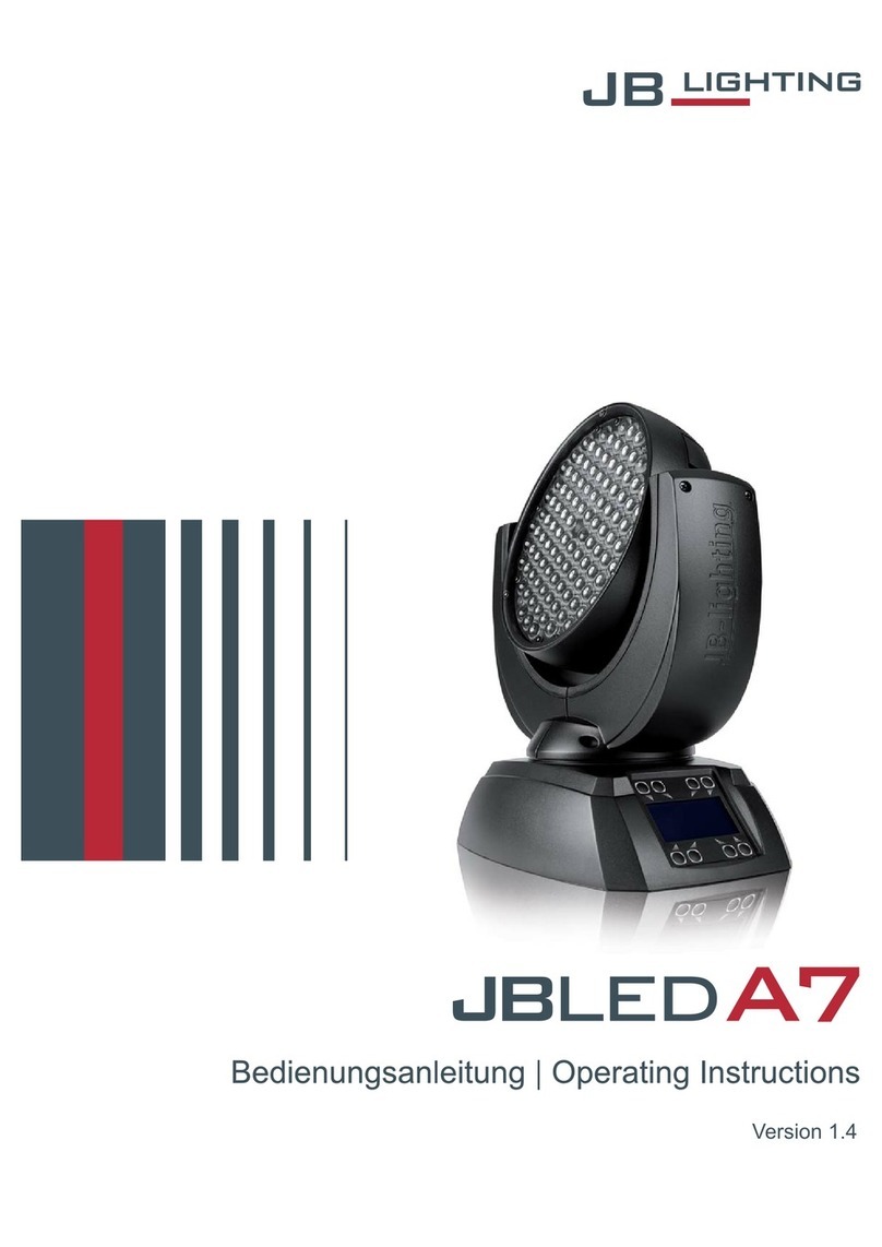 JB-Lighting LEDA7 User manual