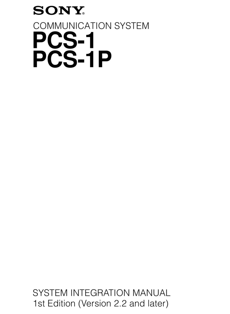 Sony PCS-1 - Video Conferencing Kit Quick setup guide