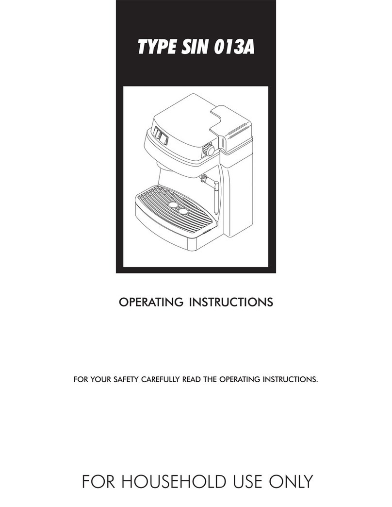 Saeco SIN 013A User manual