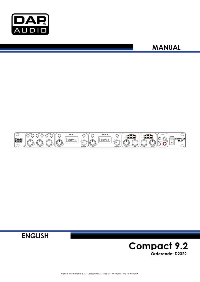 DAPAudio Compact 9.2 User manual
